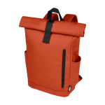 Wasserdichter Roll-Top-Rucksack für Laptop mit Logo, 15,6”