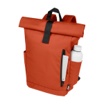 Wasserdichter Roll-Top-Rucksack für Laptop mit Logo, 15,6” zweite Ansicht