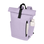 Wasserdichter Roll-Top-Rucksack für Laptop mit Logo, 15,6” zweite Ansicht