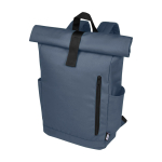 Wasserdichter Roll-Top-Rucksack für Laptop mit Logo, 15,6”
