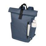 Wasserdichter Roll-Top-Rucksack für Laptop mit Logo, 15,6” zweite Ansicht