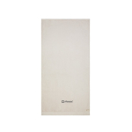 Handtuch aus Baumwolle und Tencel mit hoher Saugkraft, 70 x 140 cm farbe beige Ansicht mit Logo