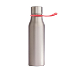 Leichte Edelstahlflasche mit Farbband lasergravieren lassen, 550 ml farbe rot