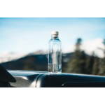 Große ökologische Trinkflasche aus reyceltem Plastik, 4 L farbe transparent Lifestyle-Bild 2