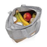 Kühltasche aus Canvas in zwei Farben, 285 g/m² farbe grau zweite Ansicht