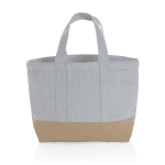 Kühltasche aus Canvas in zwei Farben, 285 g/m² farbe grau dritte Ansicht