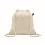 Bedruckbarer Rucksacktasche aus Baumwolle, Tragkraft: 9 kg, 180 g/m² farbe beige