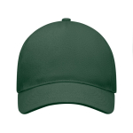 Baseballkappe aus dickem Baumwolltwill, Größe 7 1/4, 260 g/m² farbe dunkelgrün