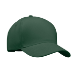 Baseballkappe aus dickem Baumwolltwill, Größe 7 1/4, 260 g/m² farbe dunkelgrün