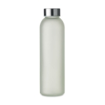 Glasflasche mit Logo bedrucken mit Henkel zum Aufhängen, 500 ml farbe weiß-transparent sechste Ansicht