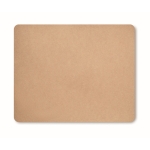 Mauspad aus recyceltem Papier mit rutschfester Unterseite farbe beige dritte Ansicht