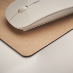 Mauspad aus recyceltem Papier mit rutschfester Unterseite farbe beige sechstes Detailbild