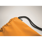 Turnbeutel mit dickem Kordelzug aus RPET mit Reißverschlusstasche fünftes Detailbild