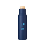 Auslaufsichere Thermoflasche aus Edelstahl für Werbeaktion, 500ml Ansicht mit Druckbereich
