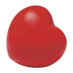 Stressball in Herzform in Weiß oder Rot als Mitarbeitergeschenk farbe rot zweite Ansicht