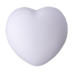 Stressball in Herzform in Weiß oder Rot als Mitarbeitergeschenk farbe weiß erste Ansicht