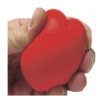 Stressball in Herzform in Weiß oder Rot als Mitarbeitergeschenk erste Ansicht