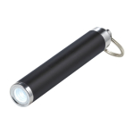 Taschenlampe mit leuchtendem Logo als Werbeartikel bedrucken farbe schwarz zweite Ansicht