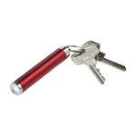 Taschenlampe mit leuchtendem Logo als Werbeartikel bedrucken farbe rot zweites Detailbild