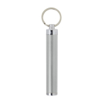 Taschenlampe mit leuchtendem Logo als Werbeartikel bedrucken farbe silber erste Ansicht