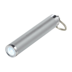 Taschenlampe mit leuchtendem Logo als Werbeartikel bedrucken farbe silber zweite Ansicht