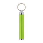 Taschenlampe mit leuchtendem Logo als Werbeartikel bedrucken farbe hellgrün erste Ansicht