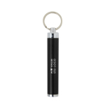 Taschenlampe mit leuchtendem Logo als Werbeartikel bedrucken Ansicht mit Druckbereich