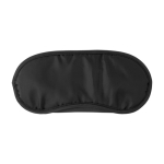 Reisemaske zum Schlafen auf Reisen mit Logo bedrucken lassen farbe schwarz erste Ansicht