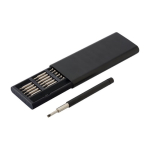 Set mit 24 Präzisionsschraubendrehern als Merchandising für Werkstatt farbe schwarz erste Ansicht