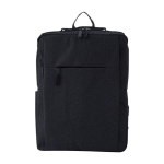 Business-Rucksack Polyester mit USB für Laptops bis 15”” farbe schwarz erste Ansicht