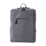 Business-Rucksack Polyester mit USB für Laptops bis 15”” farbe grau erste Ansicht