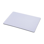 Gummi-Mauspad für vollfarbigen Druck farbe weiß vierte Ansicht