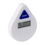 Dusch-Timer 5 Minuten mit Saugnapf für Werbezwecke farbe weiß zweite Ansicht