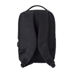 Laptop-Rucksack aus recyceltem Material mit USB-Anschluss, 16” farbe schwarz dritte Ansicht