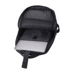 Laptop-Rucksack aus recyceltem Material mit USB-Anschluss, 16” farbe schwarz vierte Ansicht