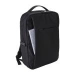 Laptop-Rucksack aus recyceltem Material mit USB-Anschluss, 16” farbe schwarz fünfte Ansicht