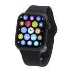Elegante Smartwatch mit Bluetooth und vielen Funktionen farbe schwarz zweite Ansicht