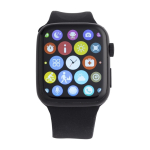 Elegante Smartwatch mit Bluetooth und vielen Funktionen farbe schwarz sechste Ansicht