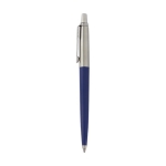 Stift aus recyceltem Material mit blauer Parker Jotter Tinte farbe marineblau Seitenansicht
