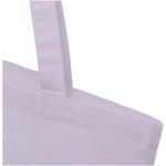 Tasche aus GRS-zertifizierter recycelter Baumwolle mit langen Henkeln, 140 g/m² farbe lila Detailansicht 1
