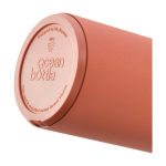 Nachhaltige Thermosflasche aus recyceltem Plastik mit Glasdeckel Detailansicht 1