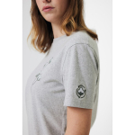 T-Shirt aus recycelter organischer Baumwolle, 180 g/m², Iqoniq Manuel farbe hellgrau