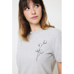 T-Shirt aus recycelter organischer Baumwolle, 180 g/m², Iqoniq Manuel farbe hellgrau