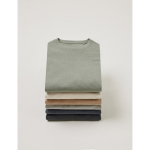 T-Shirt aus recycelter organischer Baumwolle, 180 g/m², Iqoniq Manuel farbe hellgrau Lifestyle-Bild 2