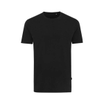 T-Shirt aus Mix aus organischer Baumwolle, 180 g/m2, Iqoniq Bryce farbe schwarz fünfte Ansicht