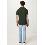 T-Shirt aus Mix aus organischer Baumwolle, 180 g/m2, Iqoniq Bryce farbe khaki vierte Ansicht mit Modell