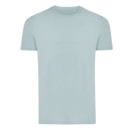 T-Shirt aus Mix aus organischer Baumwolle, 180 g/m2, Iqoniq Bryce farbe pastelgrün Ansicht mit Druckbereich