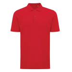 Poloshirt aus Öko-Baumwoll-Piqué, 220 g/m2, Iqoniq Yosemite farbe rot