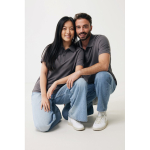 Poloshirt aus Bio-Baumwoll-Piqué, 220 g/m², Iqoniq Yosemite farbe mattsilber Ansicht mit Modell