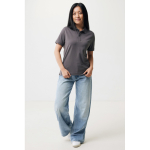 Poloshirt aus Bio-Baumwoll-Piqué, 220 g/m², Iqoniq Yosemite farbe mattsilber zweite Ansicht mit Modell